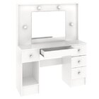 Penteadeira Camarim Com Espelho Lexa 1 Porta E 5 Gavetas Yesc