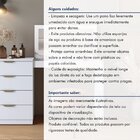 Penteadeira Camarim Com Espelho Mdf 4 Gavetas Afrodite Branco