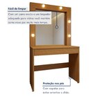 Penteadeira Camarim Com Espelho Mdf Requinte Naturalle