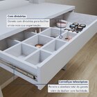 Penteadeira Camarim Com Espelho Mdf Requinte Off White