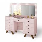 Penteadeira Camarim Com Espelho Mila Rosê Luapa