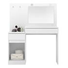 Penteadeira Camarim Com Espelho Rosalina Branco