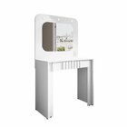 Penteadeira Camarim Com Espelho Rouge Branco