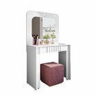 Penteadeira Camarim Com Espelho Rouge Branco