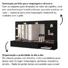 Penteadeira Camarim Com Espelho Suspensa Escrivaninha Requint