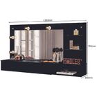 Penteadeira Camarim Com Espelho Suspensa Escrivaninha Requint