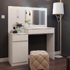 Penteadeira Camarim Com Led 5900 Branco Demobile