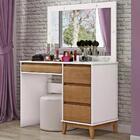 Penteadeira Camarim Com Led E Divisorias Mdf/madeira Maciça 2