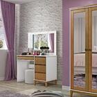 Penteadeira Camarim Com Led E Divisorias Mdf/madeira Maciça 2