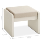 Penteadeira Camarim com Led Eloa Off White com Banqueta