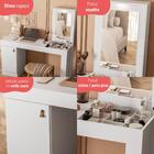 Penteadeira Camarim Com Led Espelho 1 Porta 135,5cm Multimóve