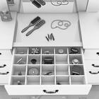 Penteadeira Camarim Com Led Espelho E Porta Joias 100% Mdf Se