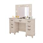 Penteadeira Camarim Com Led Espelho E Porta Joias 100% Mdf Se