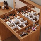 Penteadeira Camarim Com Porta Joias E Tampo Reclinável 4 Gave