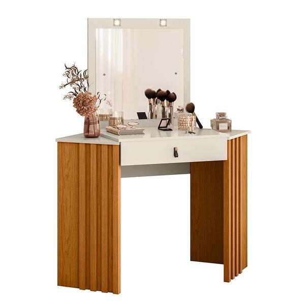 Penteadeira Camarim De Canto Glitter 1 Gaveta - Móveis Albatr