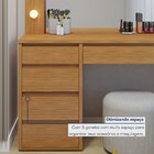 Penteadeira Camarim Em Mdf 184x136cm Anne Naturalle