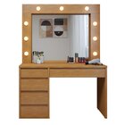 Penteadeira Camarim Em Mdf 184x136cm Anne Naturalle