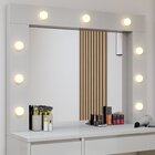 Penteadeira Camarim Em Mdf 184x136cm Anne Off White