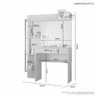 Penteadeira Camarim Encanto Jcm Movelaria Cinamono