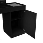 Penteadeira Camarim Escrivaninha De Canto Star Preto - Ssx Mu