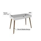 Penteadeira/camarim/escrivaninha Lari Com Espelho - Branco/a