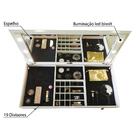 Penteadeira/camarim/escrivaninha Lari Com Espelho - Off Whit