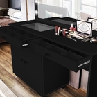 Penteadeira Camarim Escrivaninha Sapateira 3x1 Preto – Potent