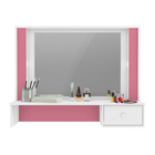 Penteadeira Camarim Escrivaninha Suspensa Eloá Branco Com Ros