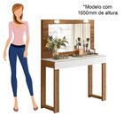 Penteadeira Camarim Gala Cinamomo Mel/branco