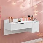 Penteadeira Camarim Isis Branco Com Espelho