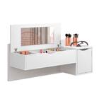 Penteadeira Camarim Isis Branco Com Espelho