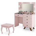 Penteadeira Camarim Luna Com Banqueta - Móveis Luapa