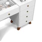 Penteadeira Camarim Luna Com Banqueta - Móveis Luapa