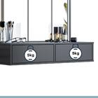 Penteadeira Camarim Onix Com Espelho E Led Tigus Baby - Preto