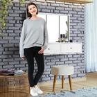 Penteadeira Camarim Onix Com Espelho Tigus Baby - Branco