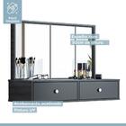 Penteadeira Camarim Onix Com Espelho Tigus Baby - Preto