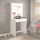 Penteadeira Camarim Para Quarto Com Espelho 01 Gaveta Lavínia