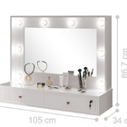 Penteadeira Camarim Parede Grécia Branco