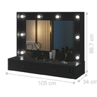 Penteadeira Camarim Parede Grécia Preto