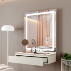 Penteadeira Camarim Paris 1 Gaveta Off White  - Mavaular