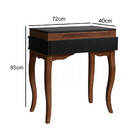 Penteadeira Camarim Pequena Quarto Antiga Luxo Espelho Maquia