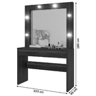 Penteadeira Camarim Requinte 1 Gaveta  Mavaular Branco