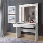 Penteadeira Camarim Requinte 1 Gaveta  Mavaular Branco