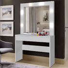 Penteadeira Camarim Requinte 1 Gaveta  Mavaular Branco