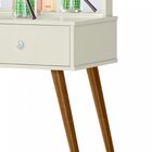 Penteadeira Camarim Retrô 100% Mdf Com Espelho E Led Prisma O