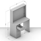 Penteadeira Camarim Sicilia Com Espelho E 4 Gavetas Branco Po