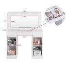 Penteadeira Camarim Studio 2 Portas E 3 Gavetas - Pr Móveis