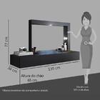 Penteadeira Camarim Suspensa Inspiração Com 2 Gavetas - Pr Mó