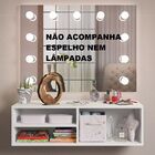 Penteadeira Camarim Suspensa Nichos Branca