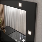 Penteadeira Camarim Suspensa Sofia Preto Acetinado